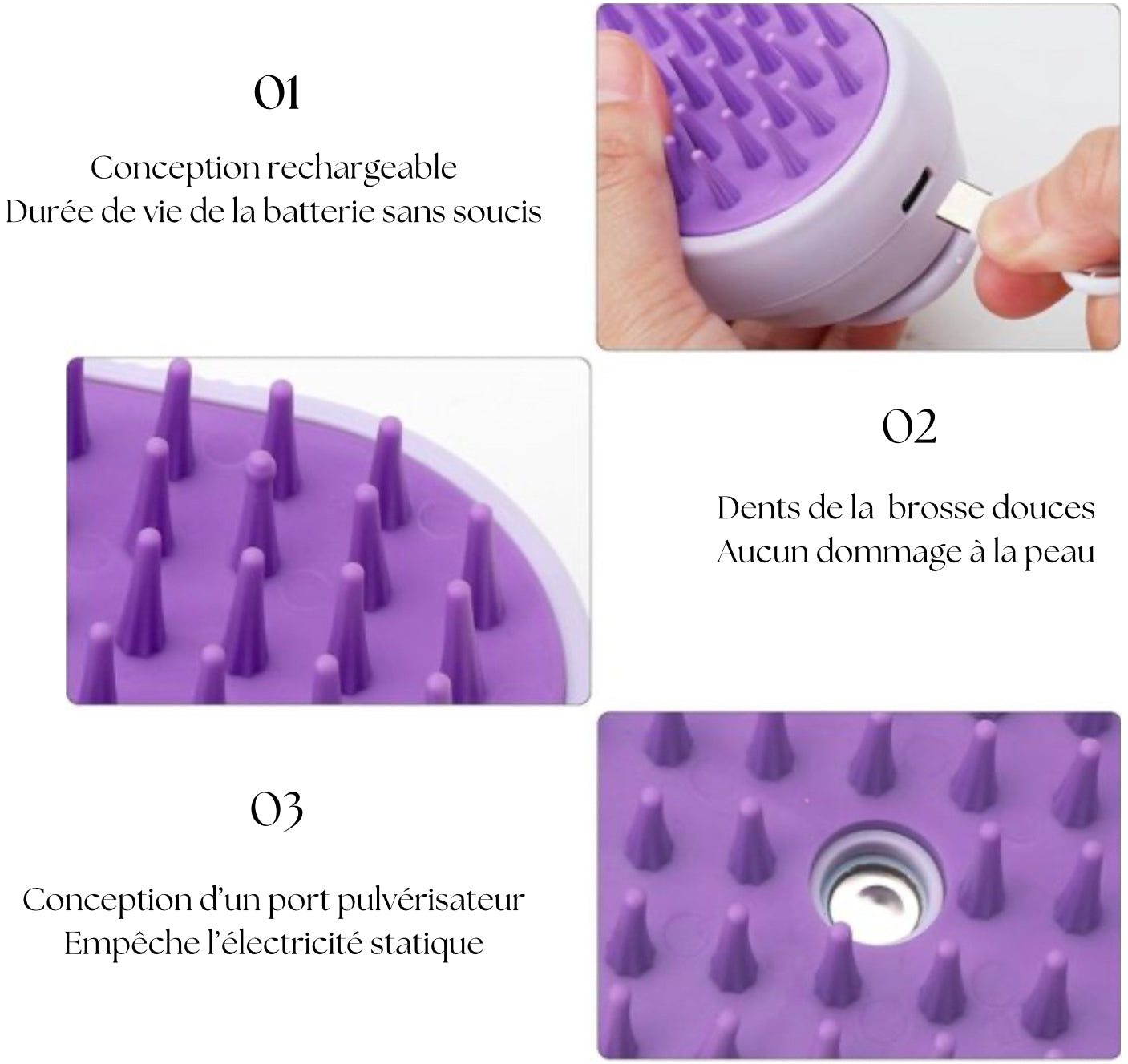 Brosse pour Animaux  – Léger, Durable et Polyvalent